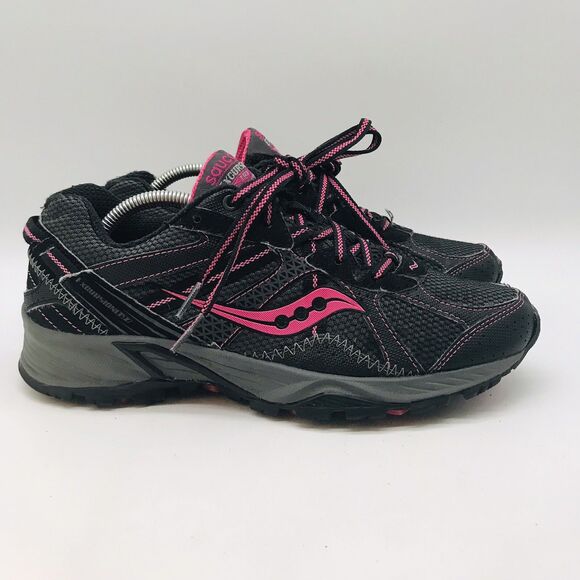 Saucony Excursion TR 7 15170-1 Running Shoe Women's 8 Black Pink Low Top Sneaker - Picture 1 of 12